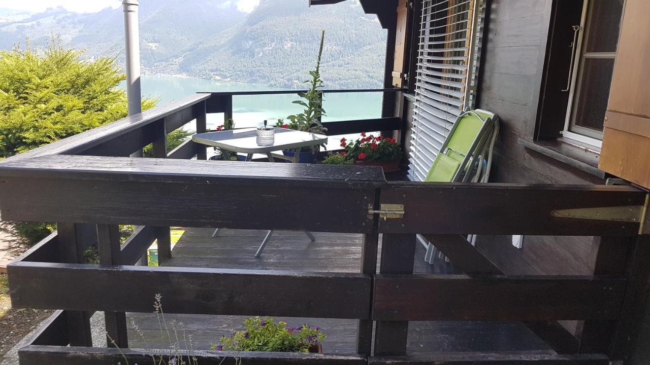 Traumhaftes Chalet Mit Seesicht Krattigen Eksteriør bilde