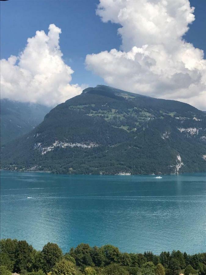 Traumhaftes Chalet Mit Seesicht Krattigen Eksteriør bilde